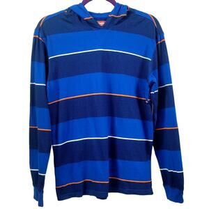 Wrangler Striped Hooded Long Sleeve Tee Boy's Size XL (14/16)